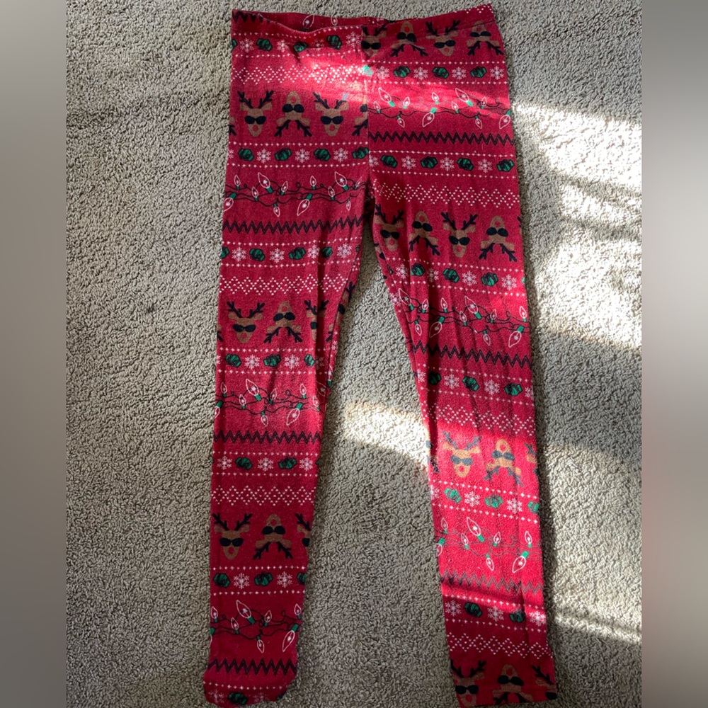 Christmas leggings pajama pants
